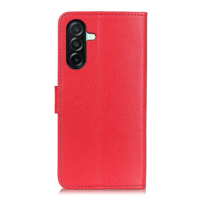 Housse Samsung Galaxy A27 wallet cuir PU grain litchi