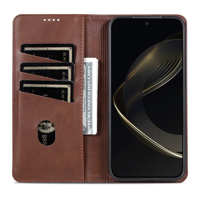 Housse Samsung Galaxy A27 AZNS wallet cuir vachette