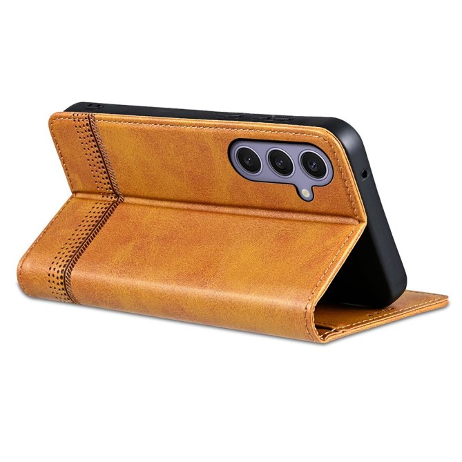 Housse Samsung Galaxy A27 AZNS wallet cuir vachette