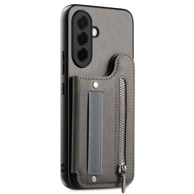 Housse Samsung Galaxy A27 RFID jeans élastique dragonne poignet