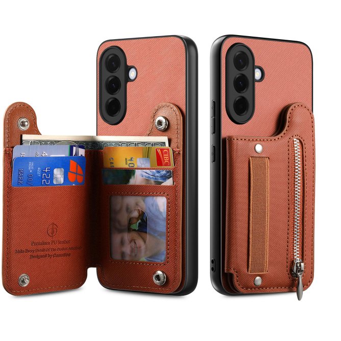 Housse Samsung Galaxy A27 RFID jeans élastique dragonne poignet