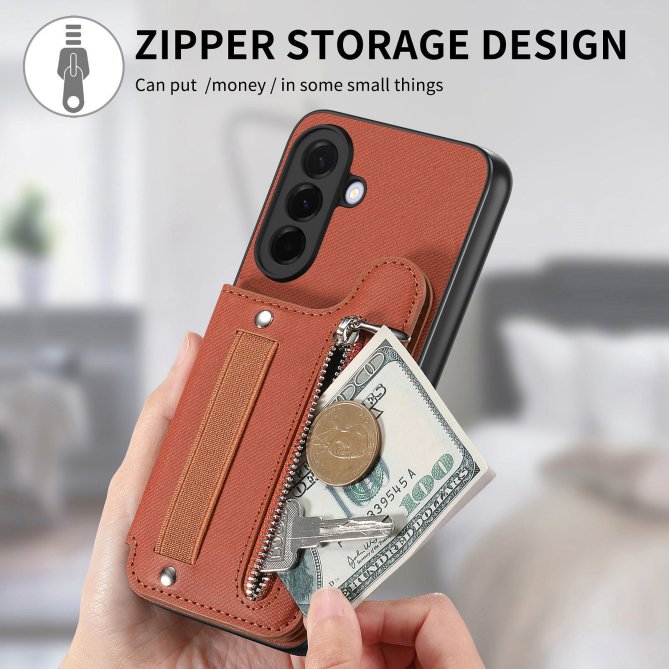 Housse Samsung Galaxy A27 RFID jeans élastique dragonne poignet