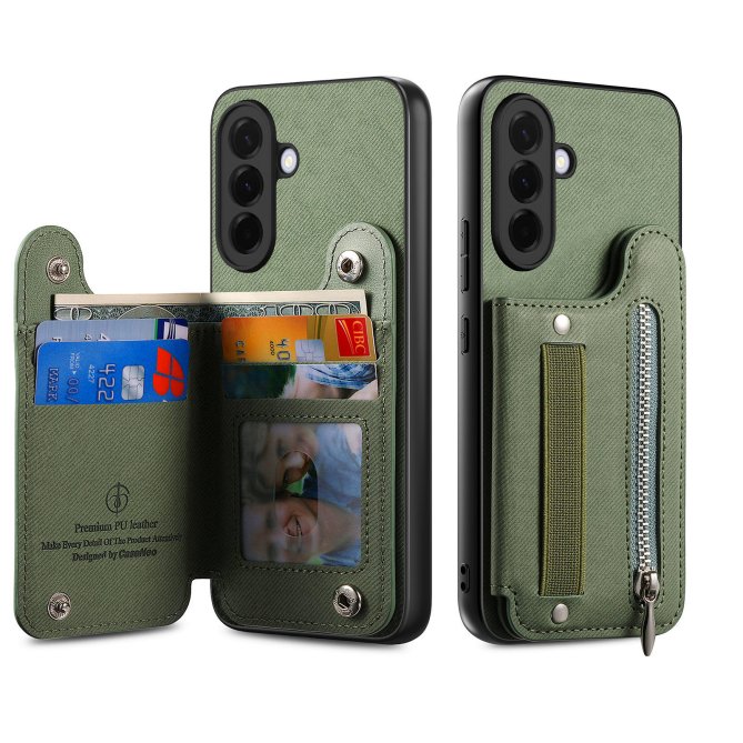 Housse Samsung Galaxy A27 RFID jeans élastique dragonne poignet