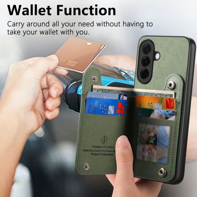 Housse Samsung Galaxy A27 RFID jeans élastique dragonne poignet