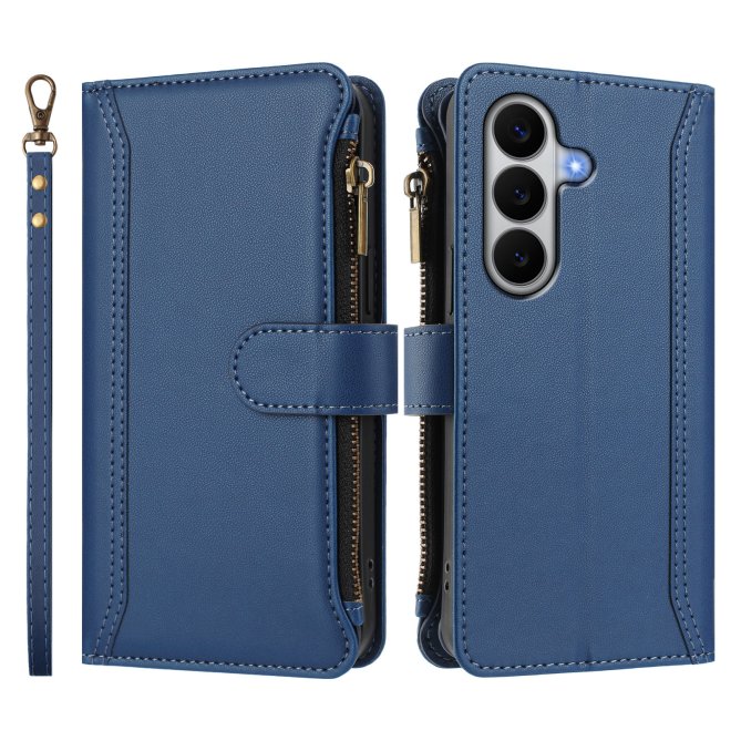 Housse Samsung Galaxy A27 9 cartes zippée béquille dragonne