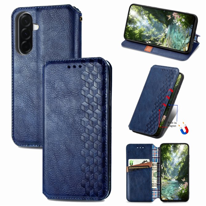 Housse Samsung Galaxy A27 losanges imprimés wallet PU