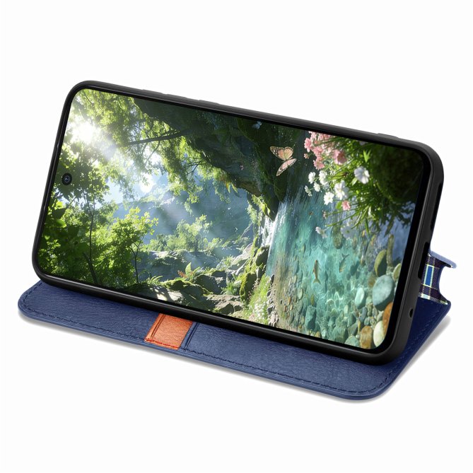 Housse Samsung Galaxy A27 losanges imprimés wallet PU