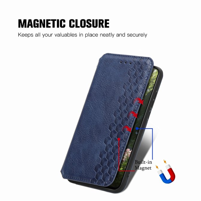 Housse Samsung Galaxy A27 losanges imprimés wallet PU