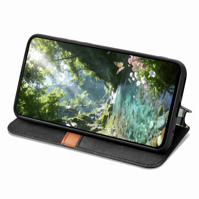 Housse Samsung Galaxy A27 losanges imprimés wallet PU