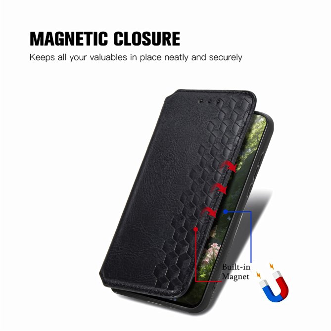 Housse Samsung Galaxy A27 losanges imprimés wallet PU