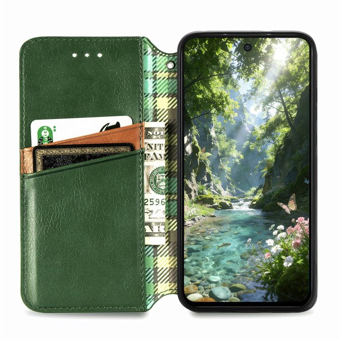 Housse Samsung Galaxy A27 losanges imprimés wallet PU