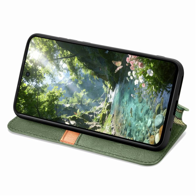 Housse Samsung Galaxy A27 losanges imprimés wallet PU