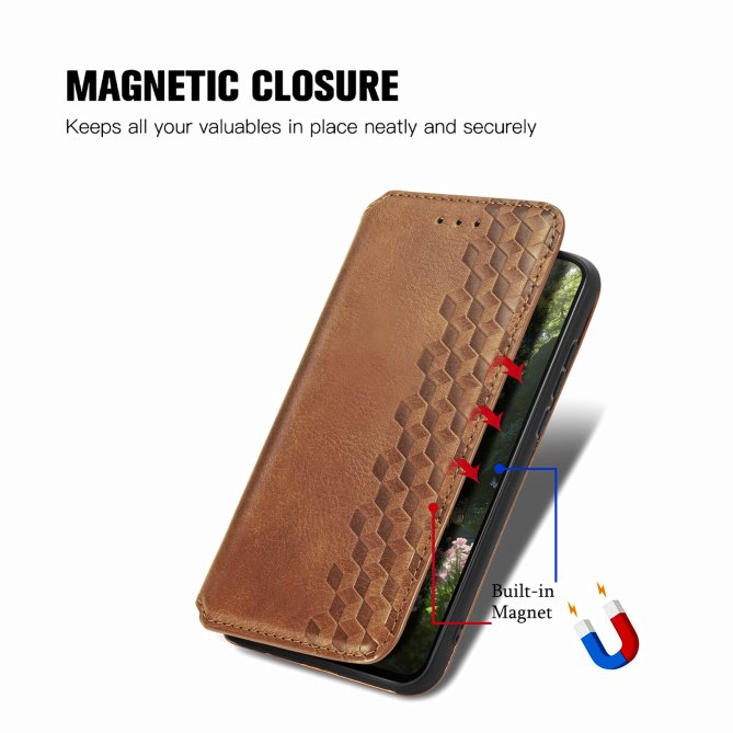 Housse Samsung Galaxy A27 losanges imprimés wallet PU