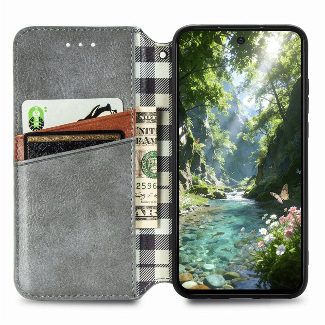 Housse Samsung Galaxy A27 losanges imprimés wallet PU