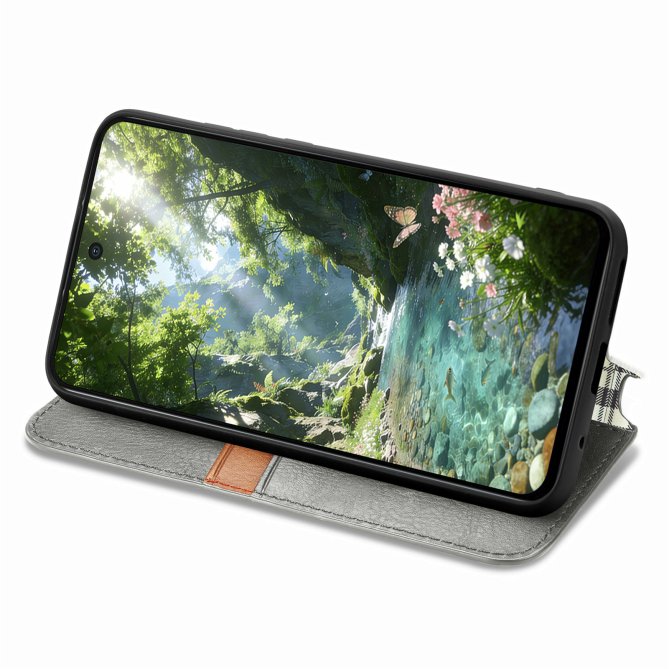 Housse Samsung Galaxy A27 losanges imprimés wallet PU