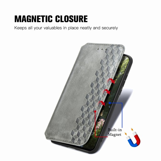 Housse Samsung Galaxy A27 losanges imprimés wallet PU