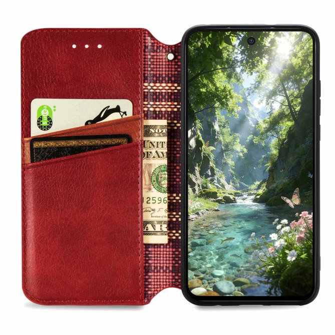 Housse Samsung Galaxy A27 losanges imprimés wallet PU