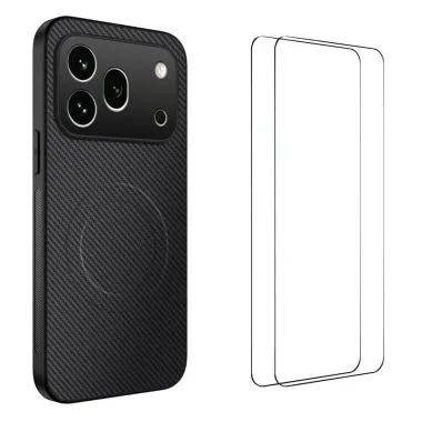 Pack Protection Intégrale Honor 600 Pro Coque Carbone et Verres Trempés