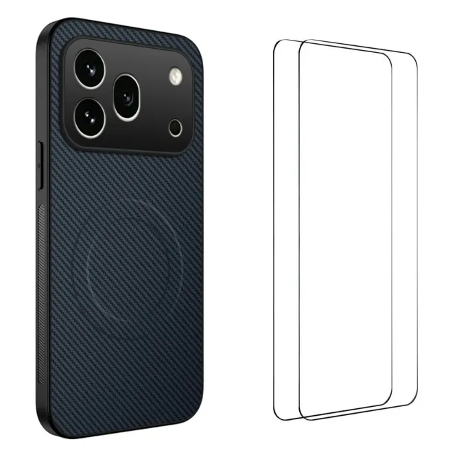 Pack Protection Intégrale Honor 600 Pro Coque Carbone et Verres Trempés