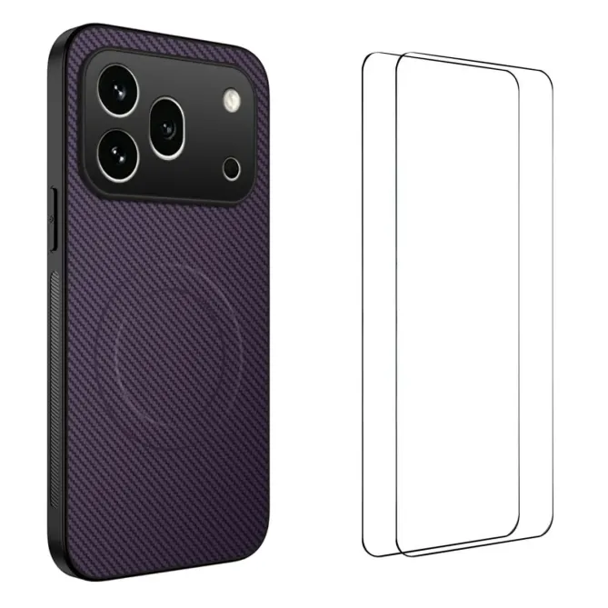 Pack Protection Intégrale Honor 600 Pro Coque Carbone et Verres Trempés