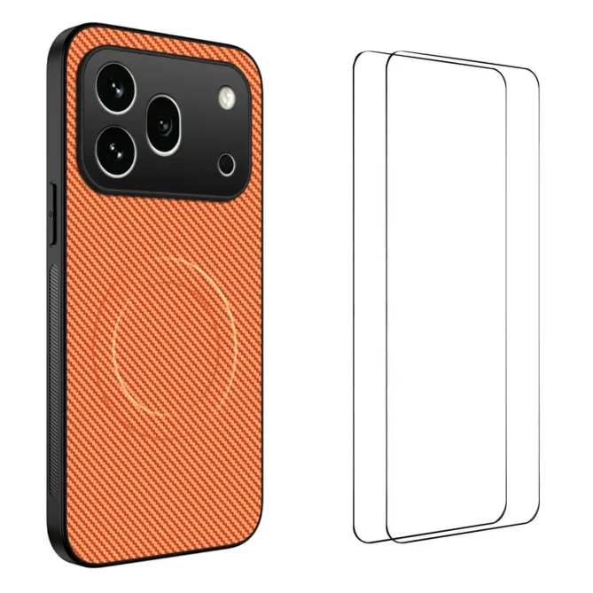 Pack Protection Intégrale Honor 600 Pro Coque Carbone et Verres Trempés