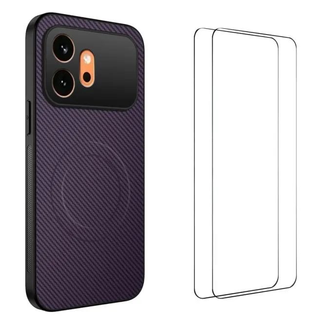 Pack Protection Intégrale Honor 600 Coque Carbone et Verres Trempés