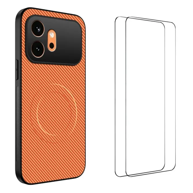 Pack Protection Intégrale Honor 600 Coque Carbone et Verres Trempés