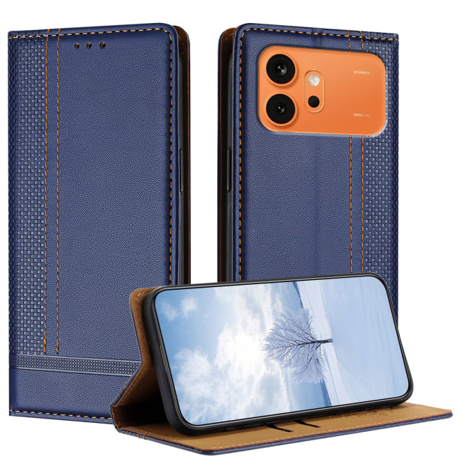 Flip Cover Honor 600 Pro / 600 Coutures avec Porte-Cartes