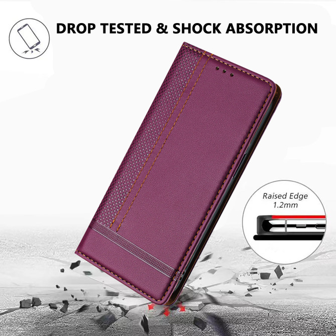 Flip Cover Honor 600 Pro / 600 Coutures avec Porte-Cartes