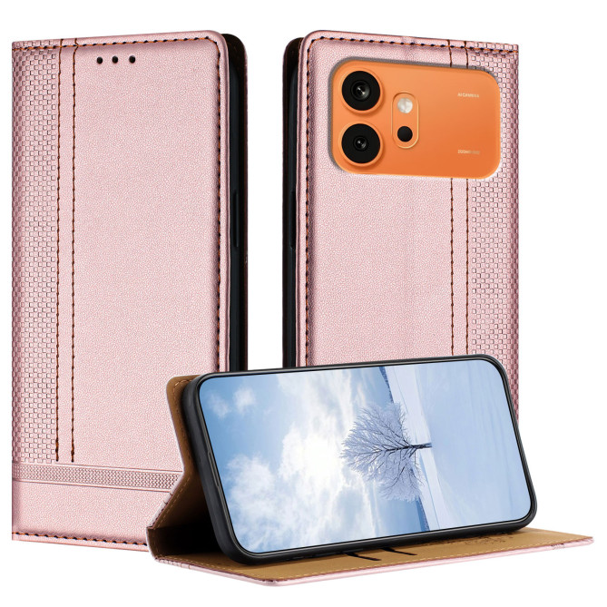 Flip Cover Honor 600 Pro / 600 Coutures avec Porte-Cartes