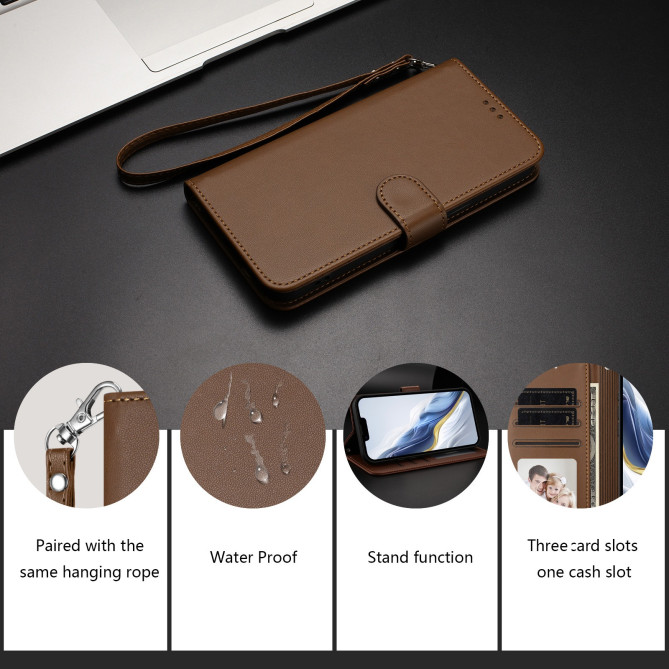 Étui portefeuille Honor 600 Pro / 600 simili cuir