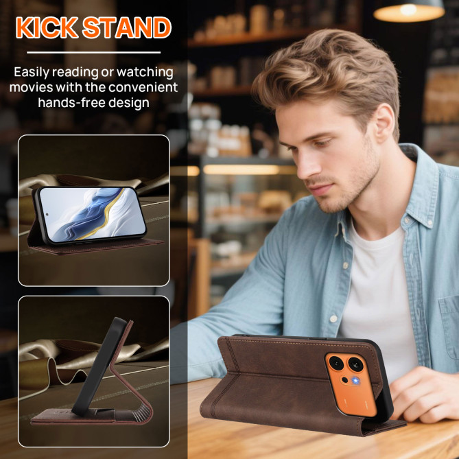 Étui Honor 600 Pro / 600 Rinacasis anti-RFID porte-cartes