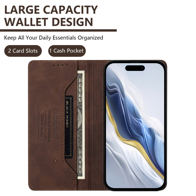 Étui Honor 600 Pro / 600 Rinacasis anti-RFID porte-cartes