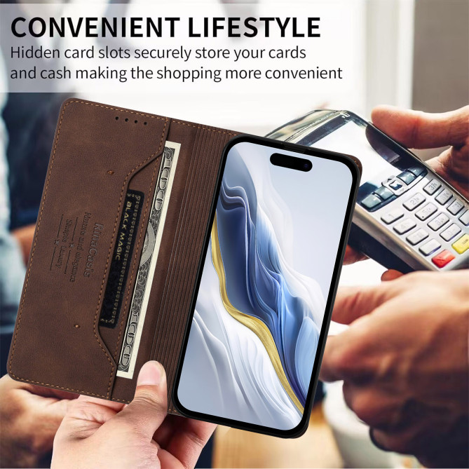 Étui Honor 600 Pro / 600 Rinacasis anti-RFID porte-cartes