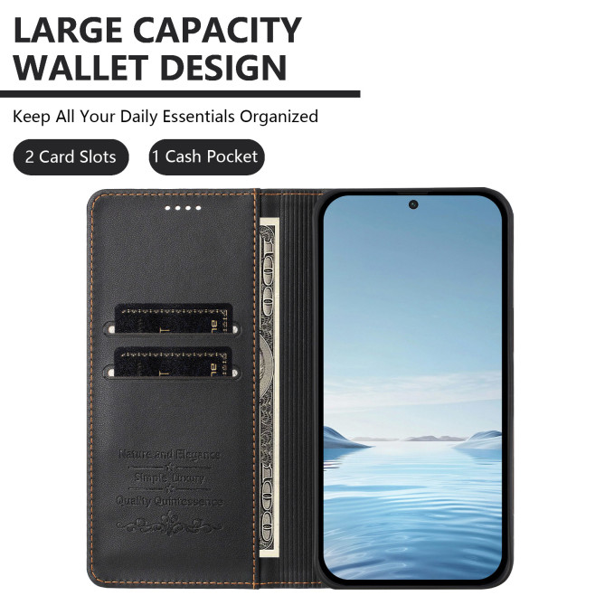 Étui folio Honor 600 Pro / 600 à rabat magnétique avec porte-cartes