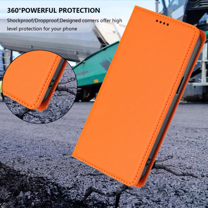 Étui folio Honor 600 Pro / 600 à rabat magnétique avec porte-cartes