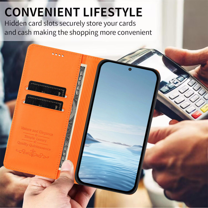 Étui folio Honor 600 Pro / 600 à rabat magnétique avec porte-cartes