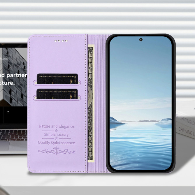 Étui folio Honor 600 Pro / 600 à rabat magnétique avec porte-cartes