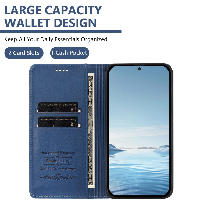 Étui folio Honor 600 Pro / 600 à rabat magnétique avec porte-cartes