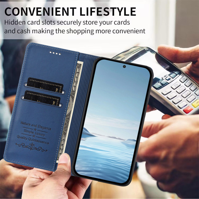 Étui folio Honor 600 Pro / 600 à rabat magnétique avec porte-cartes