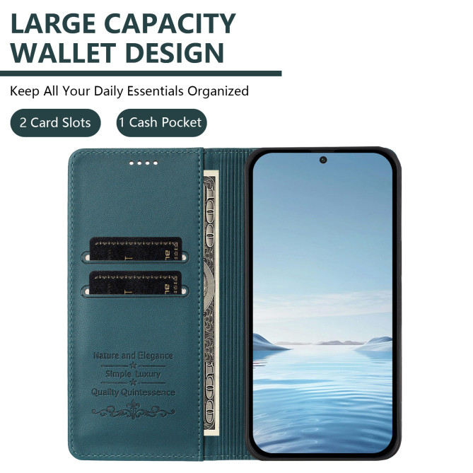 Étui folio Honor 600 Pro / 600 à rabat magnétique avec porte-cartes