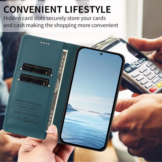 Étui folio Honor 600 Pro / 600 à rabat magnétique avec porte-cartes