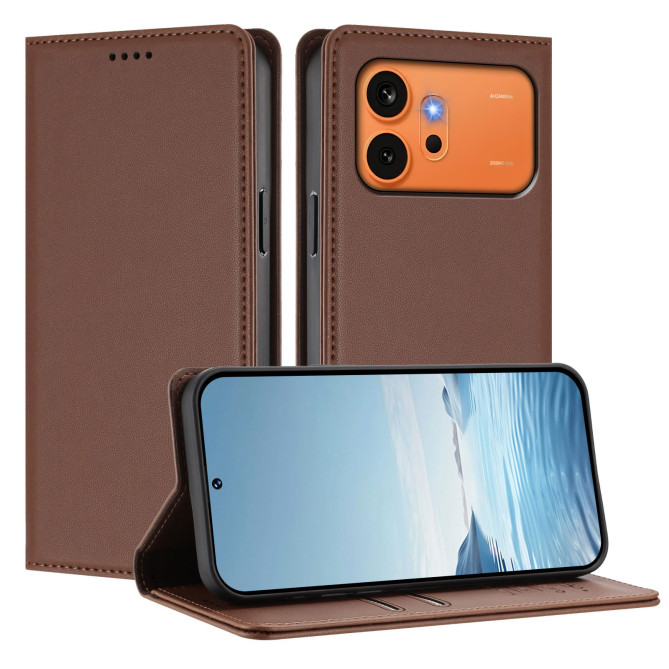 Étui folio Honor 600 Pro / 600 à rabat magnétique avec porte-cartes