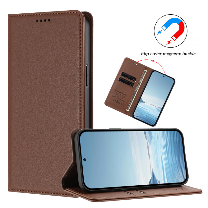 Étui folio Honor 600 Pro / 600 à rabat magnétique avec porte-cartes