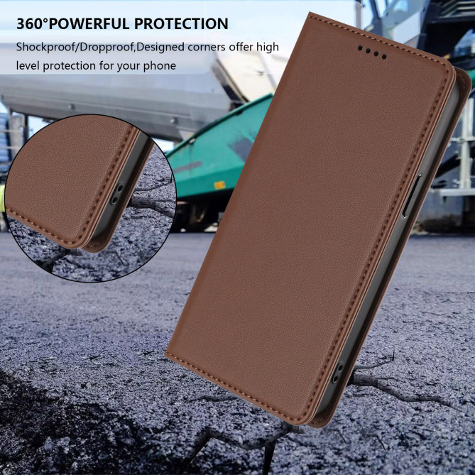 Étui folio Honor 600 Pro / 600 à rabat magnétique avec porte-cartes