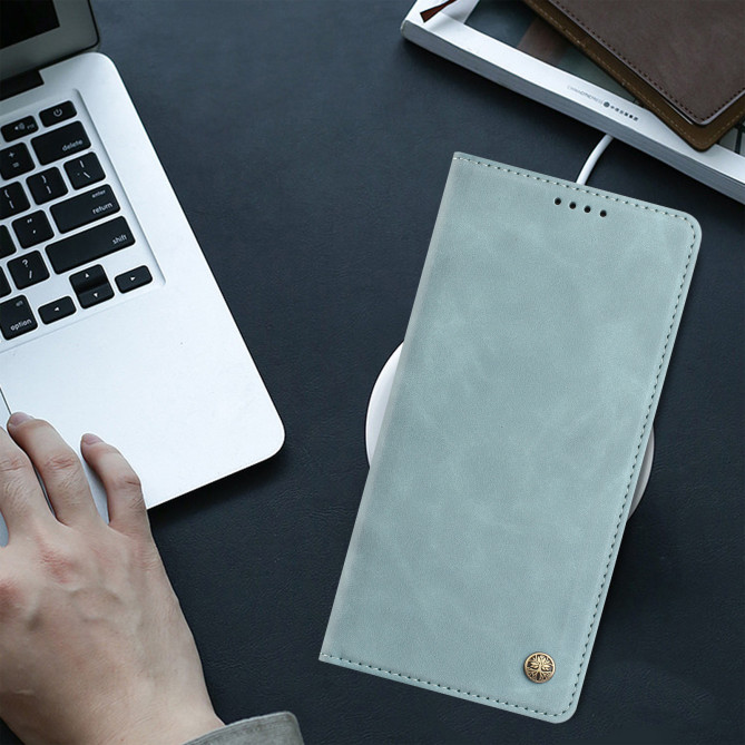 Flip Cover Honor 600 Pro / 600 simili cuir mat anti-RFID avec porte-cartes et support