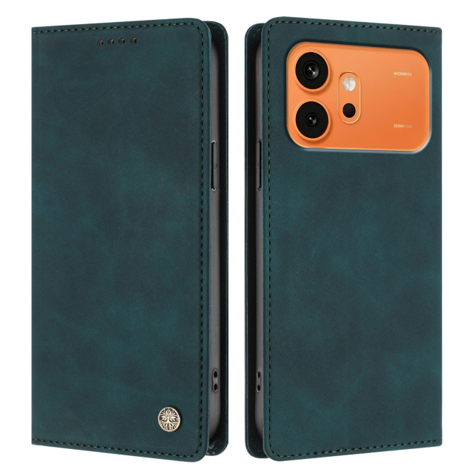 Flip Cover Honor 600 Pro / 600 simili cuir mat anti-RFID avec porte-cartes et support