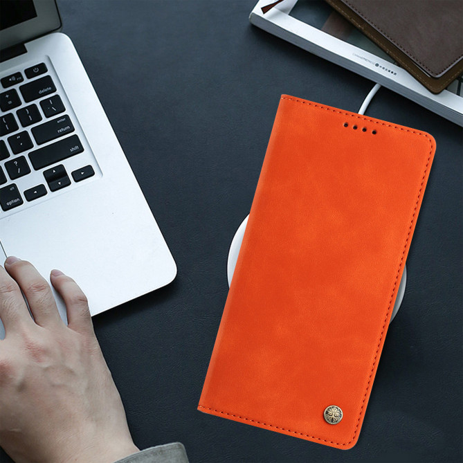 Flip Cover Honor 600 Pro / 600 simili cuir mat anti-RFID avec porte-cartes et support