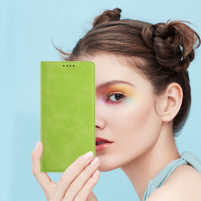 Flip Cover Honor 600 Pro / 600 simili cuir mat anti-RFID avec porte-cartes et support