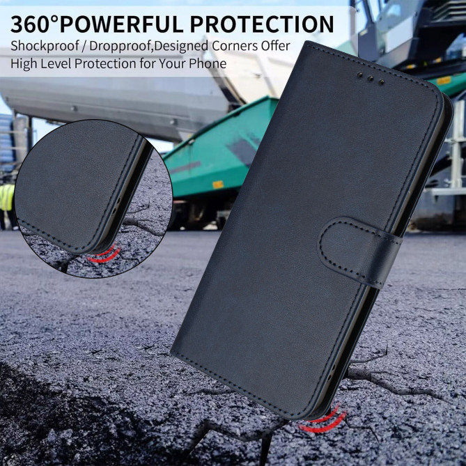 Housse Honor 600 Pro / 600 simili cuir anti-RFID avec porte-cartes et cordon
